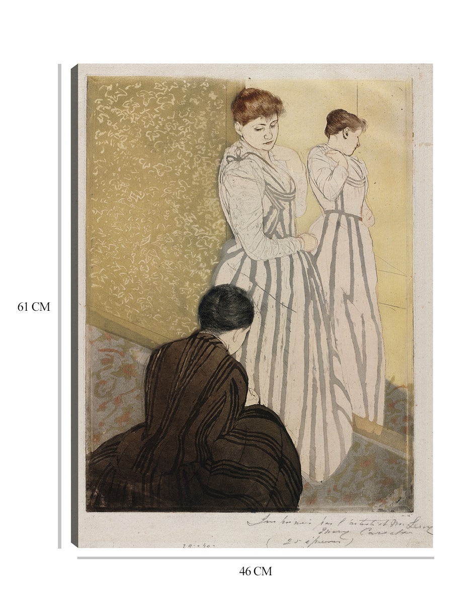Cuadro decorativo La guarnición (1890-1891) técnica mixta Retratos 2