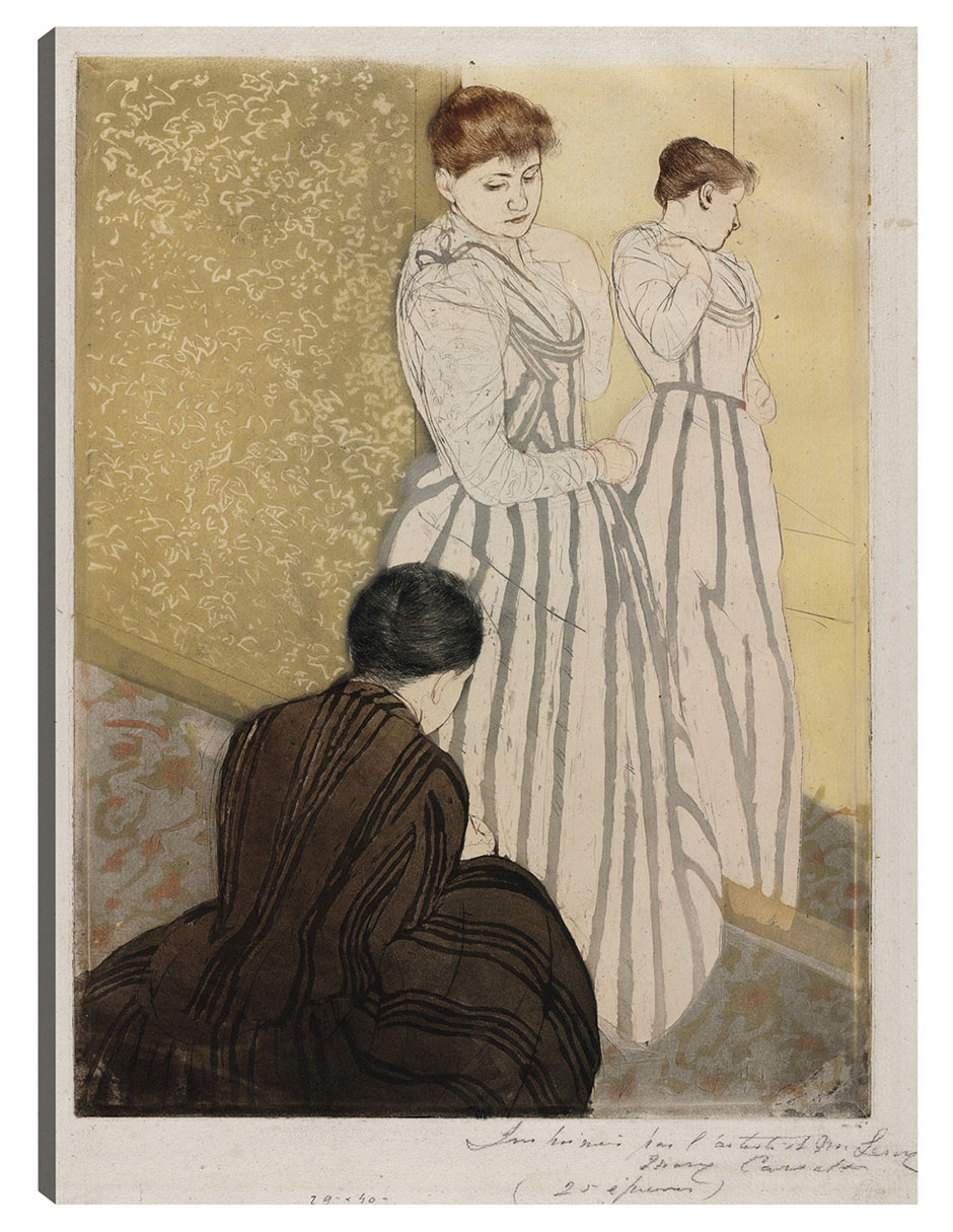 Cuadro decorativo La guarnición (1890-1891) técnica mixta Retratos