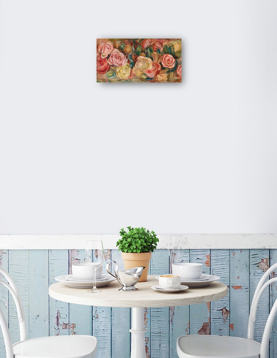 Cuadro decorativo Rosas (c. 1912) técnica mixta Arreglo Floral 2