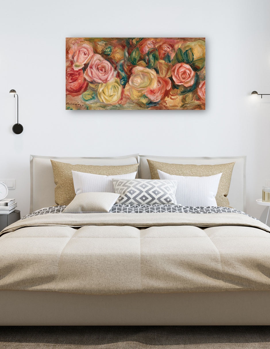 Cuadro decorativo Rosas (c. 1912) técnica mixta Arreglo Floral 5