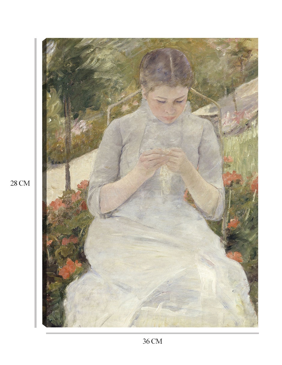 Cuadro decorativo La muchacha del jardín (entre 1880 y 1882) técnica mixta Retratos 2