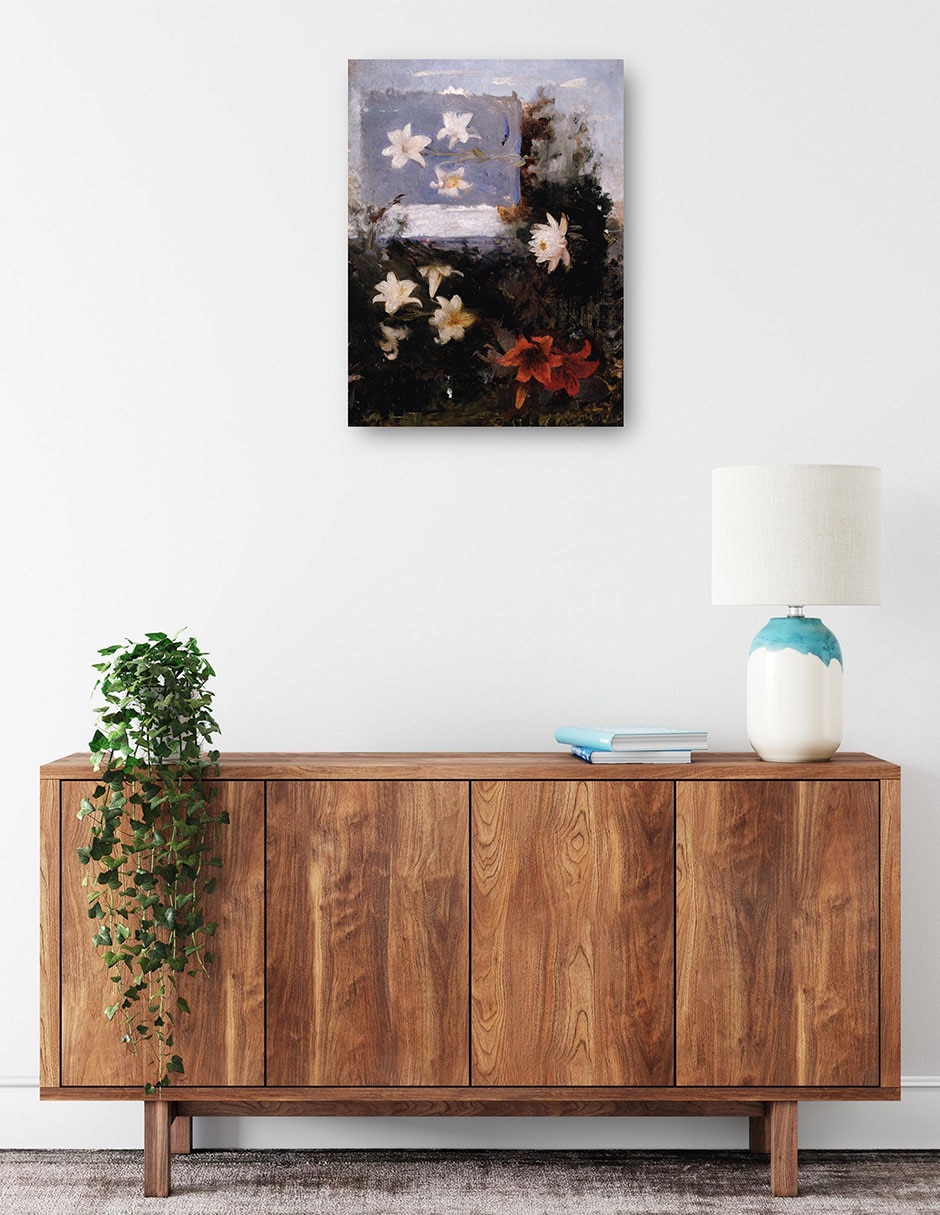 Cuadro decorativo Estudios florales (hacia 1886) técnica mixta Floración 2