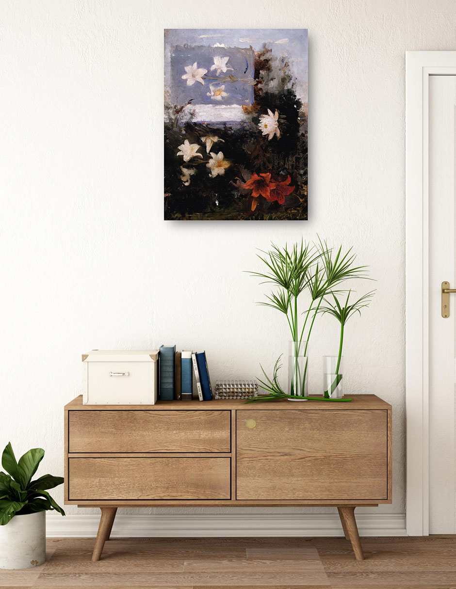 Cuadro decorativo Estudios florales (hacia 1886) técnica mixta Floración 3