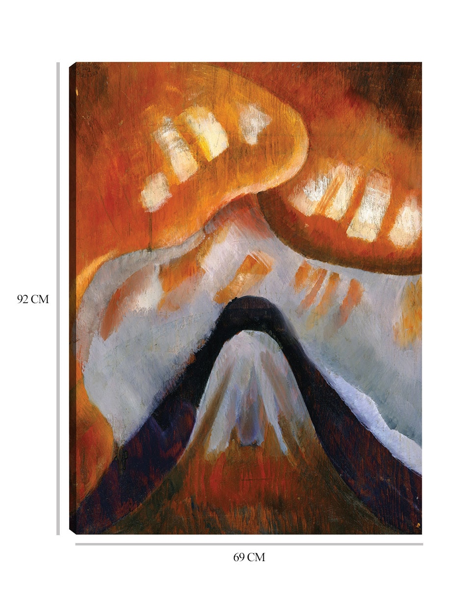 Cuadro decorativo Montaña y cielo (hacia 1925) técnica mixta Formas 2