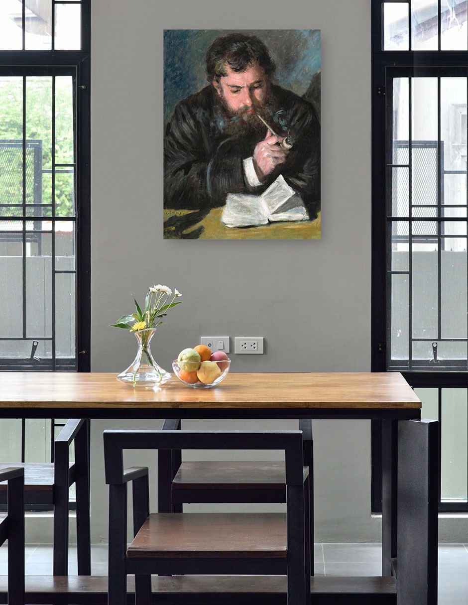 Cuadro decorativo Claude Monet técnica mixta Retratos 4