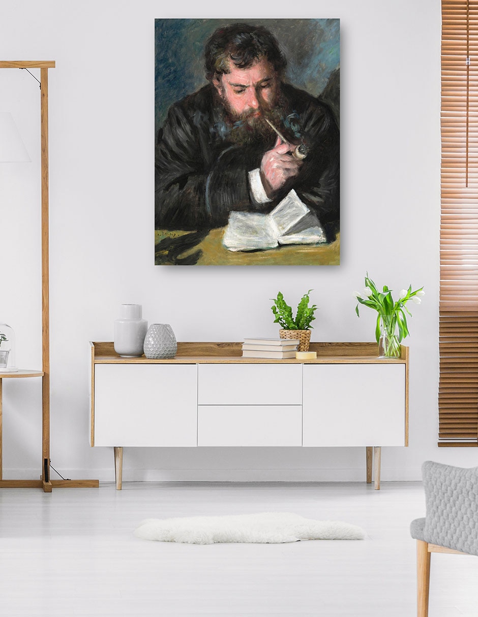 Cuadro decorativo Claude Monet técnica mixta Retratos 5
