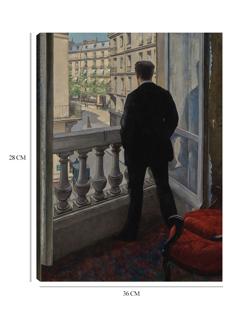 Cuadro decorativo Joven en su ventana (1876) técnica mixta Retratos 2