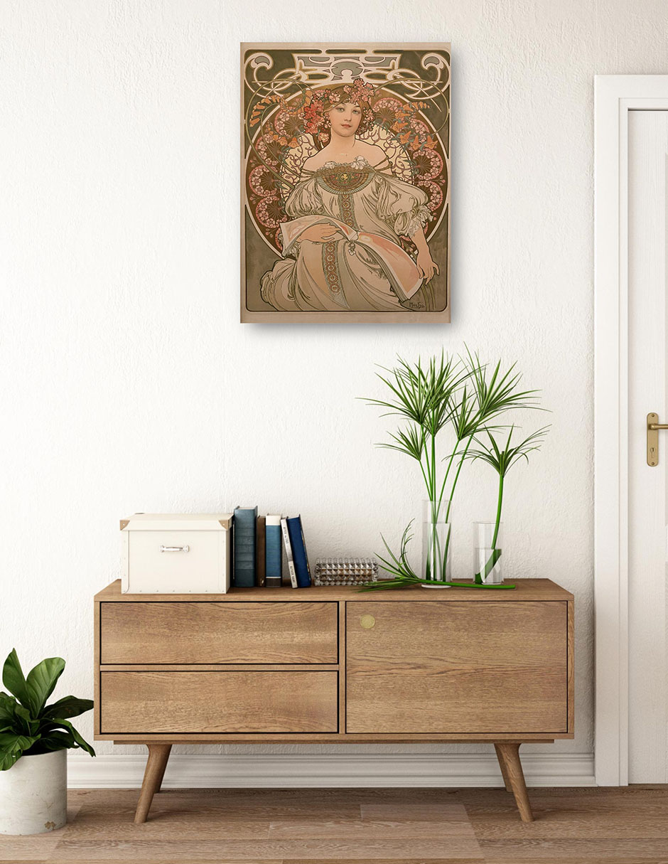 Cuadro decorativo Ensueño técnica mixta Gente 4