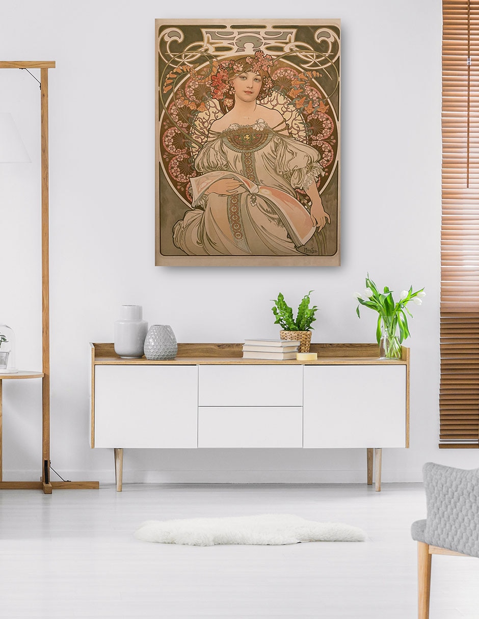 Cuadro decorativo Ensueño técnica mixta Gente 6
