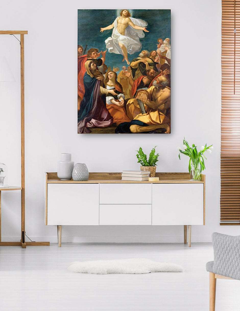 Cuadro decorativo Ascensión de Cristo (hacia 1640) técnica mixta Figuras Celestiales 6
