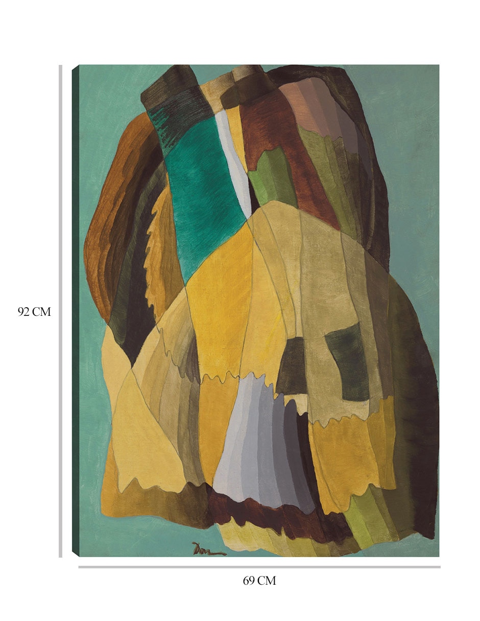 Cuadro decorativo Camino de la costa (1942) técnica mixta Formas 2