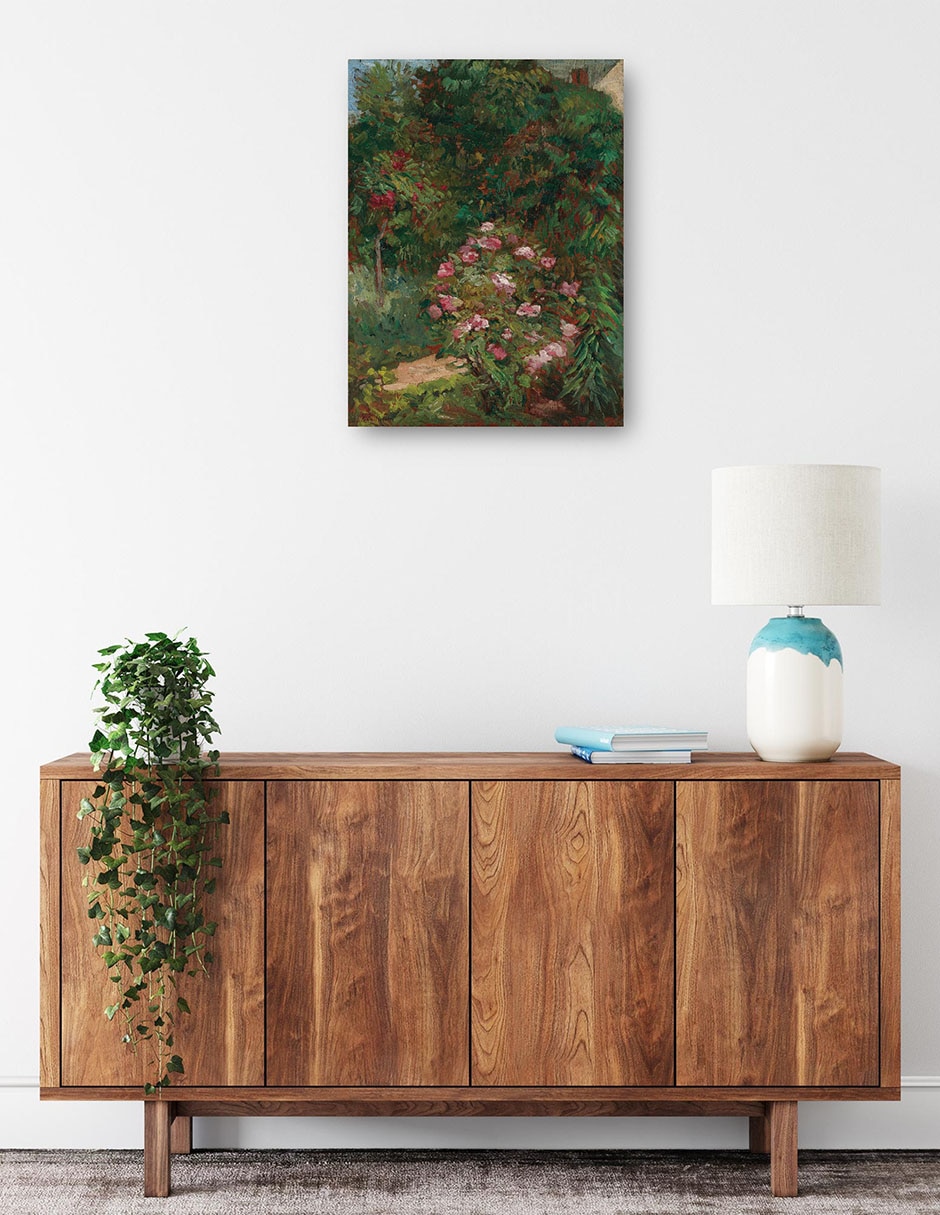 Cuadro decorativo Jardín de flores (1884) técnica mixta Inspiración 2
