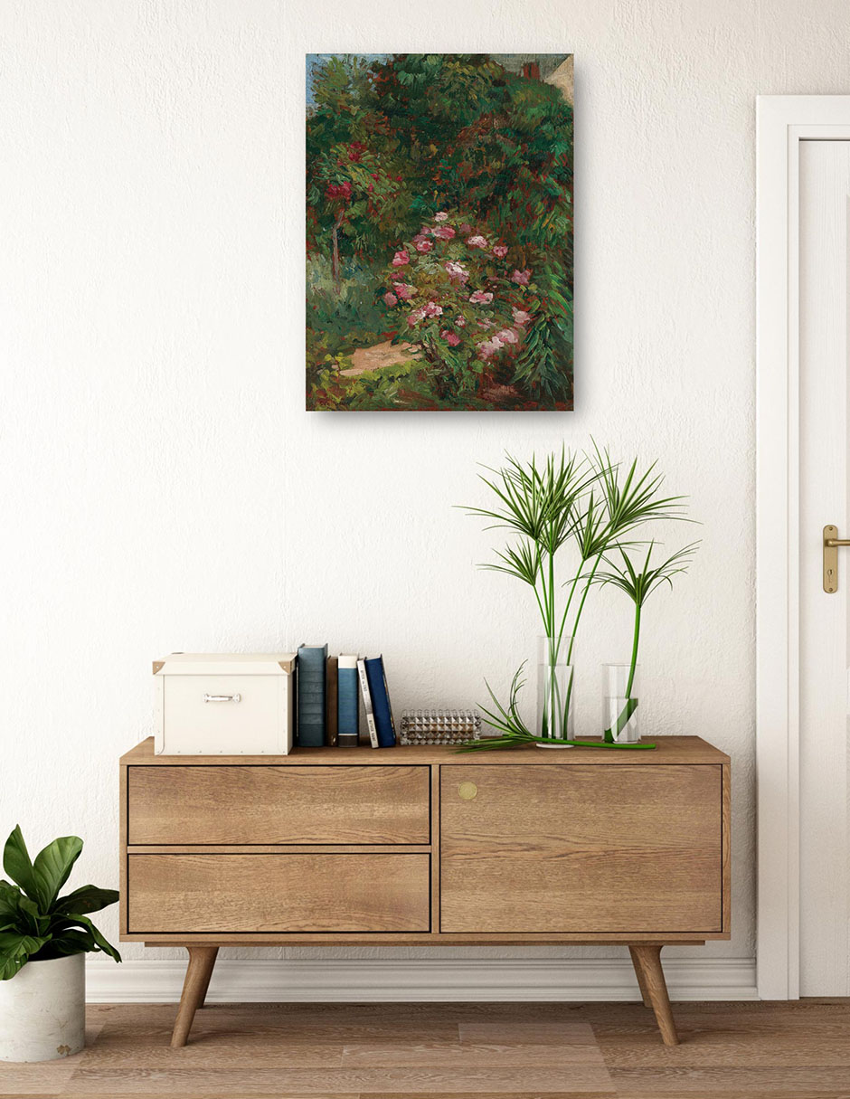 Cuadro decorativo Jardín de flores (1884) técnica mixta Inspiración 3