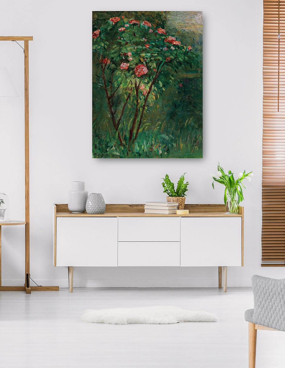 Cuadro decorativo El rosal en flor (c. 1884-1885) técnica mixta Primavera 5