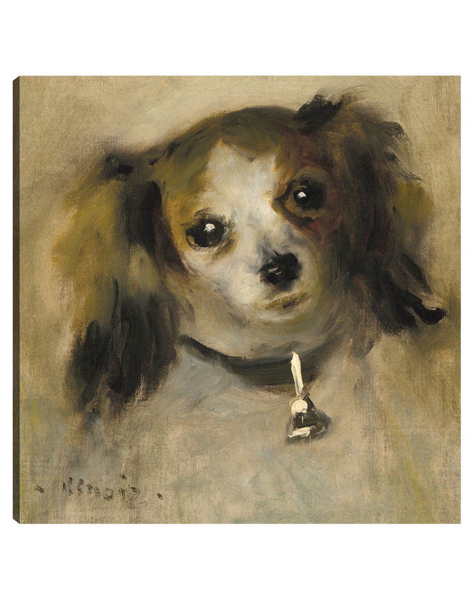 Cuadro decorativo Cabeza de perro técnica mixta Animales Domésticos