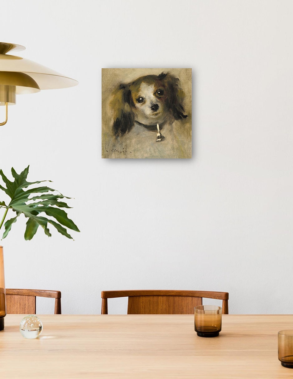 Cuadro decorativo Cabeza de perro técnica mixta Animales Domésticos 4