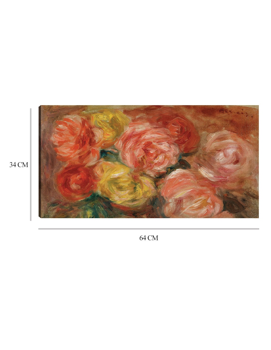 Cuadro decorativo Naturaleza Morte Aux Roses (1918) técnica mixta Arreglo Floral 2
