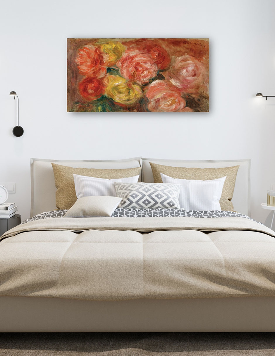 Cuadro decorativo Naturaleza Morte Aux Roses (1918) técnica mixta Arreglo Floral 5