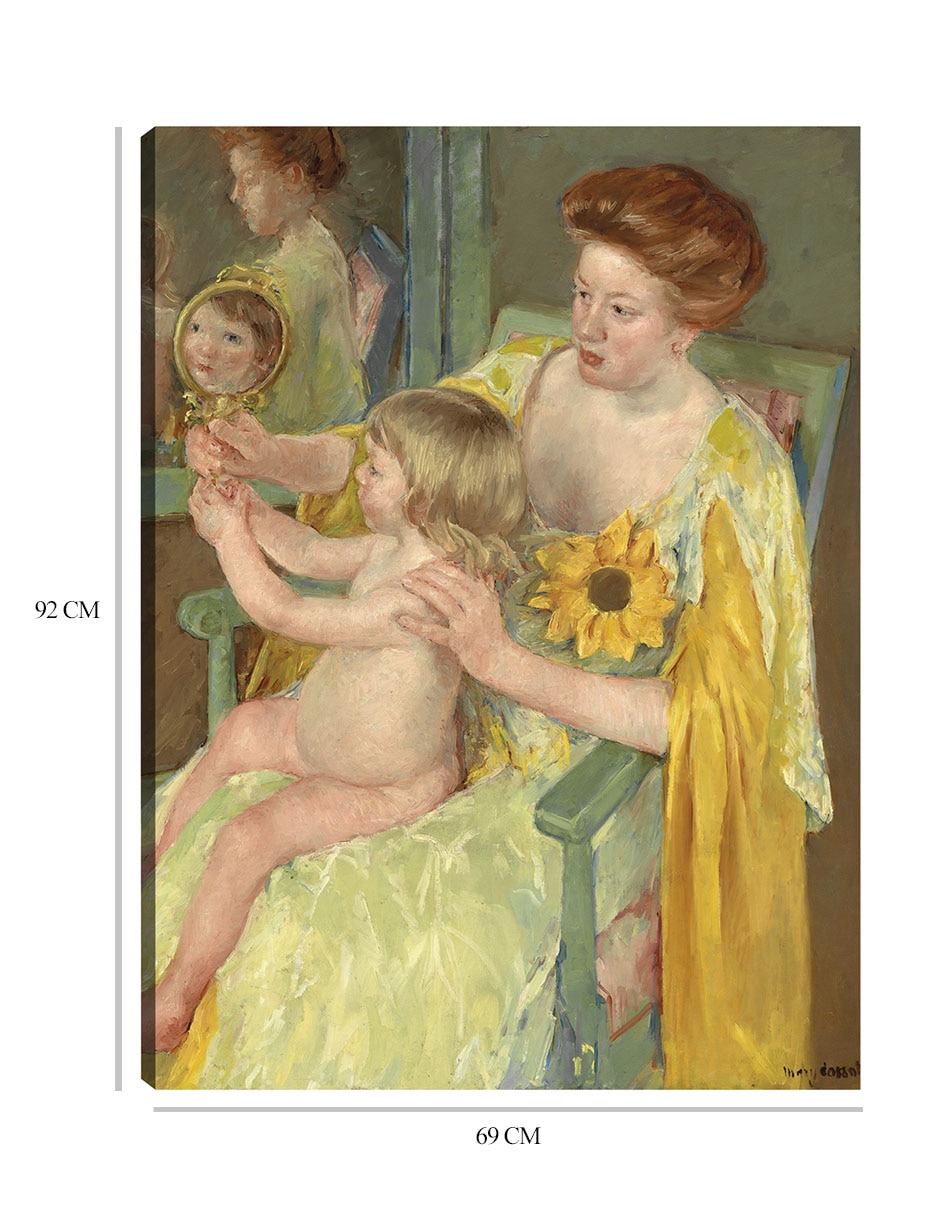 Cuadro decorativo Madre e hijo (c. 1905) técnica mixta Retratos 8