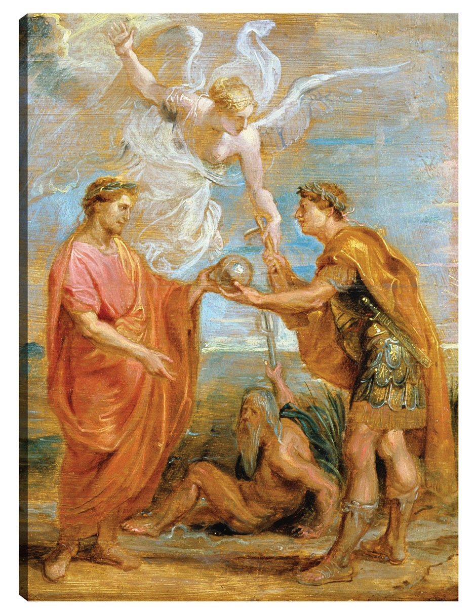 Cuadro decorativo Constancio nombra a Constantino como su sucesor (1622) técnica mixta Figuras Celestiales Cuadro decorativo Constancio nombra a Constantino como su sucesor (1622) técnica mixta Figuras Celestiales