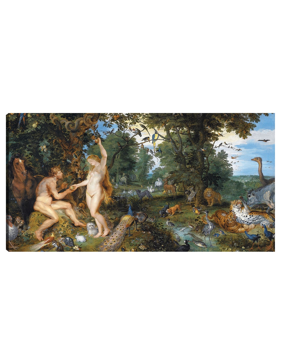 Cuadro decorativo El jardín del Edén con la caída del hombre (c. 1615) técnica mixta Figuras Celestiales Cuadro decorativo El jardín del Edén con la caída del hombre (c. 1615) técnica mixta Figuras Celestiales