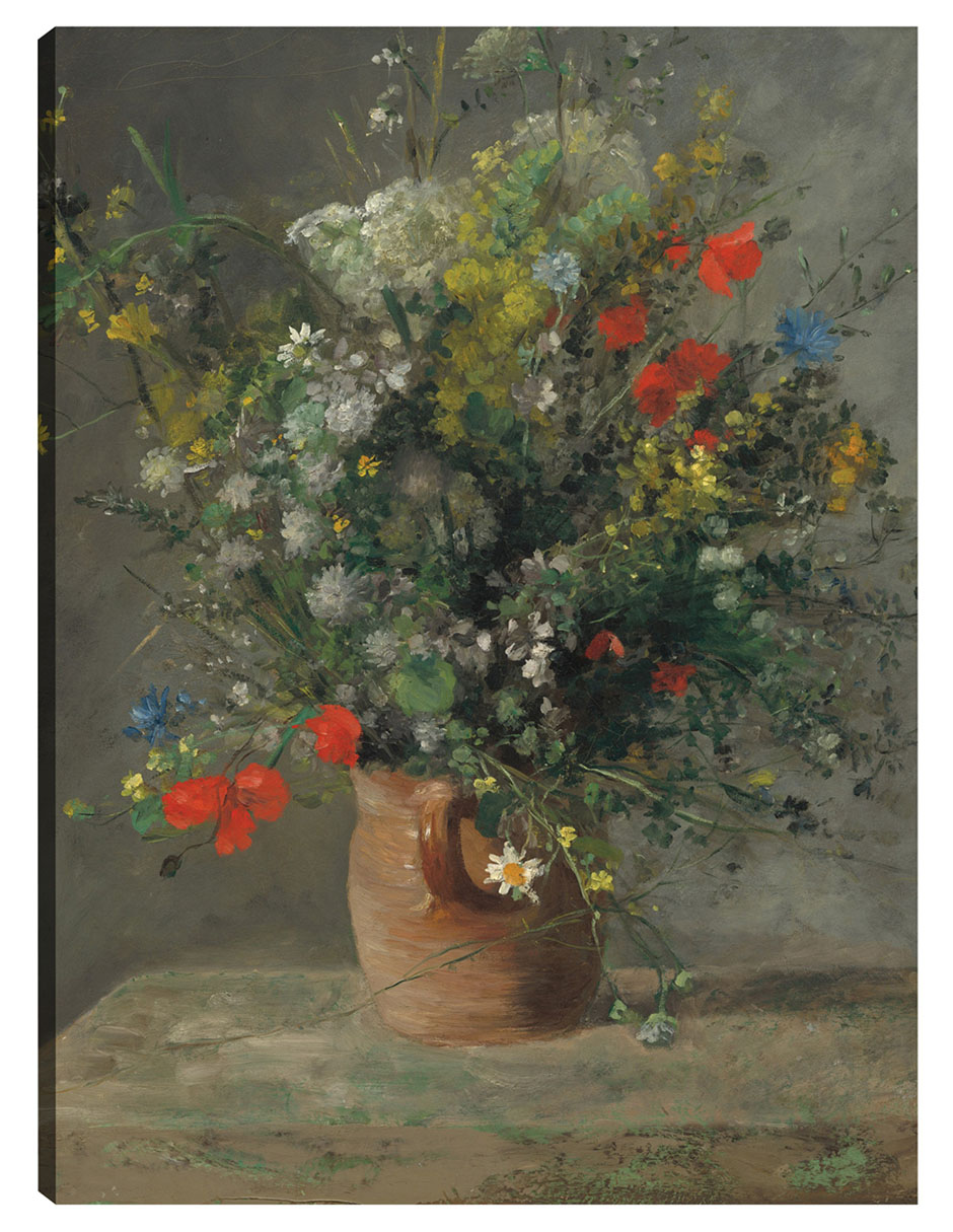 Cuadro decorativo Flores en un florero técnica mixta Macetas Cuadro decorativo Flores en un florero técnica mixta Macetas