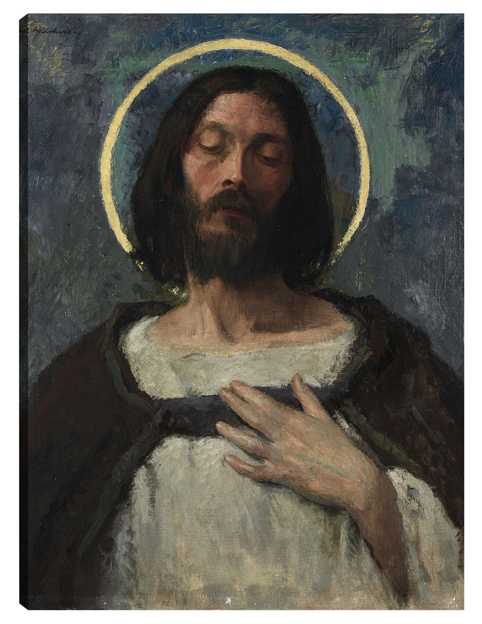 Cuadro decorativo Cristo (c. 1905) técnica mixta Figuras Celestiales