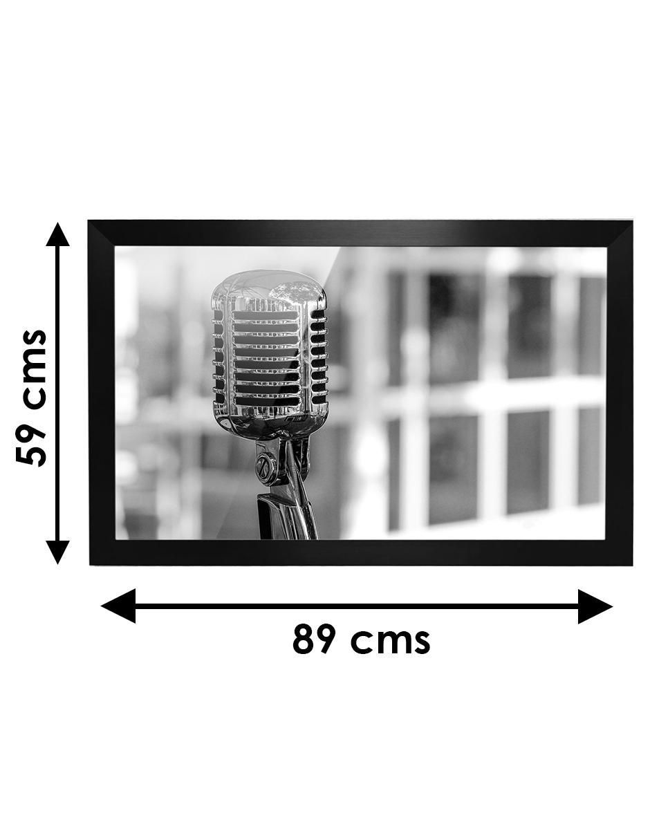 Cuadro decorativo micrófono 6