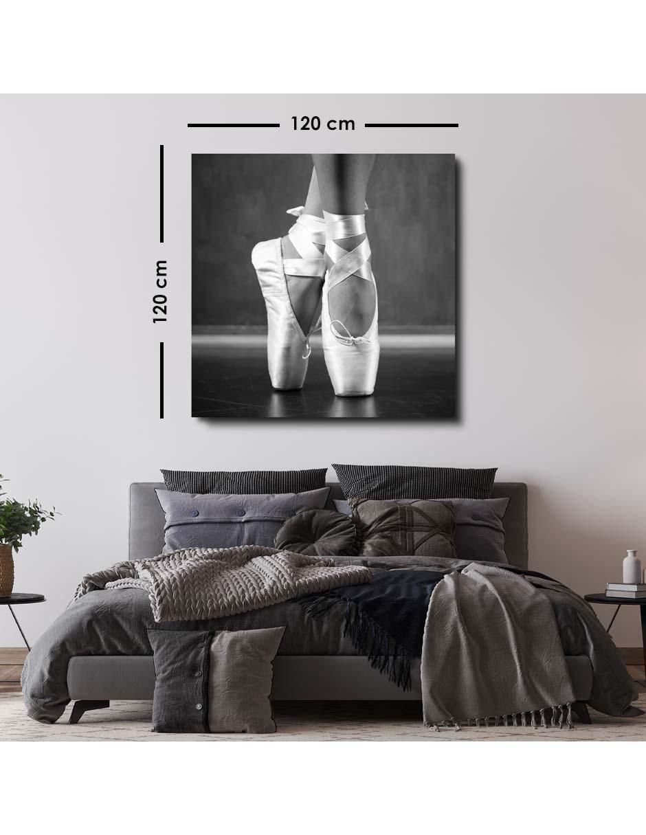 Cuadro decorativo Bailarina de ballet con barniz a registro 6