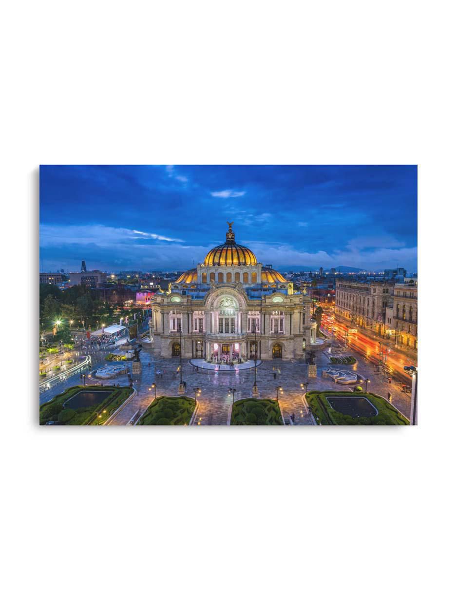 Cuadro decorativo Palacio de bellas artes con barniz a registro Cuadro decorativo Palacio de bellas artes con barniz a registro