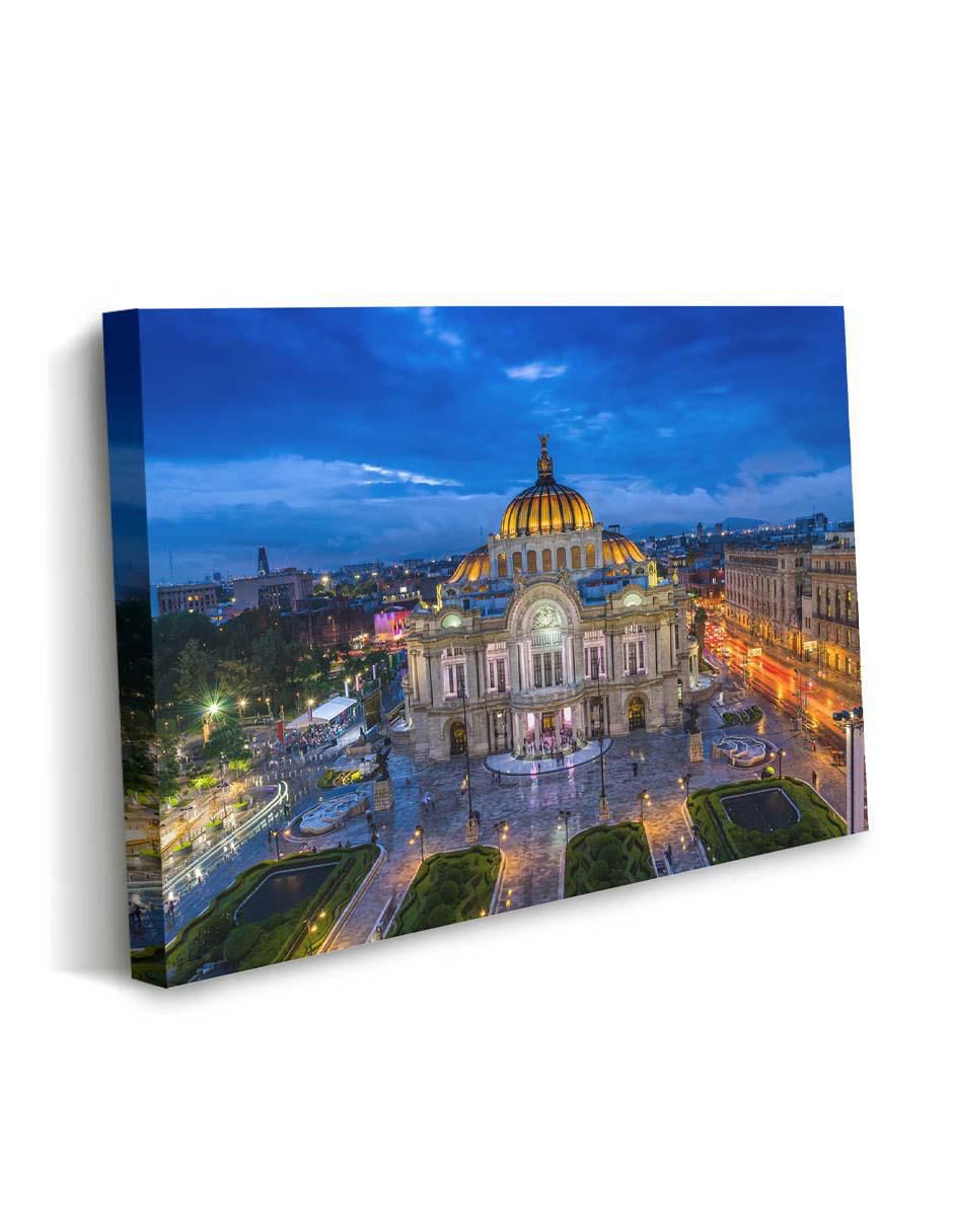 Cuadro decorativo Palacio de bellas artes con barniz a registro 2