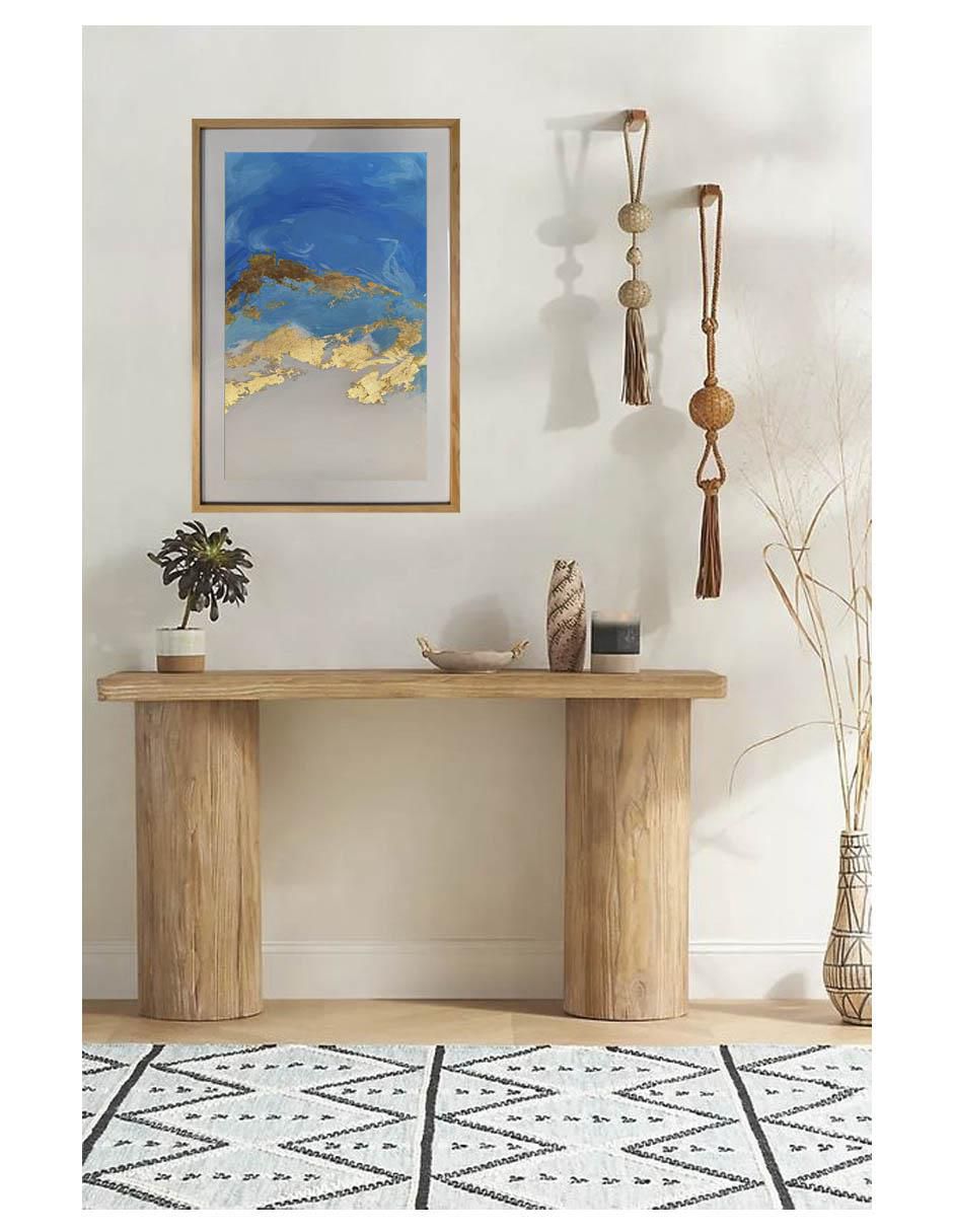 Pintura Espuma de oro técnica acrílico Paisajes 2