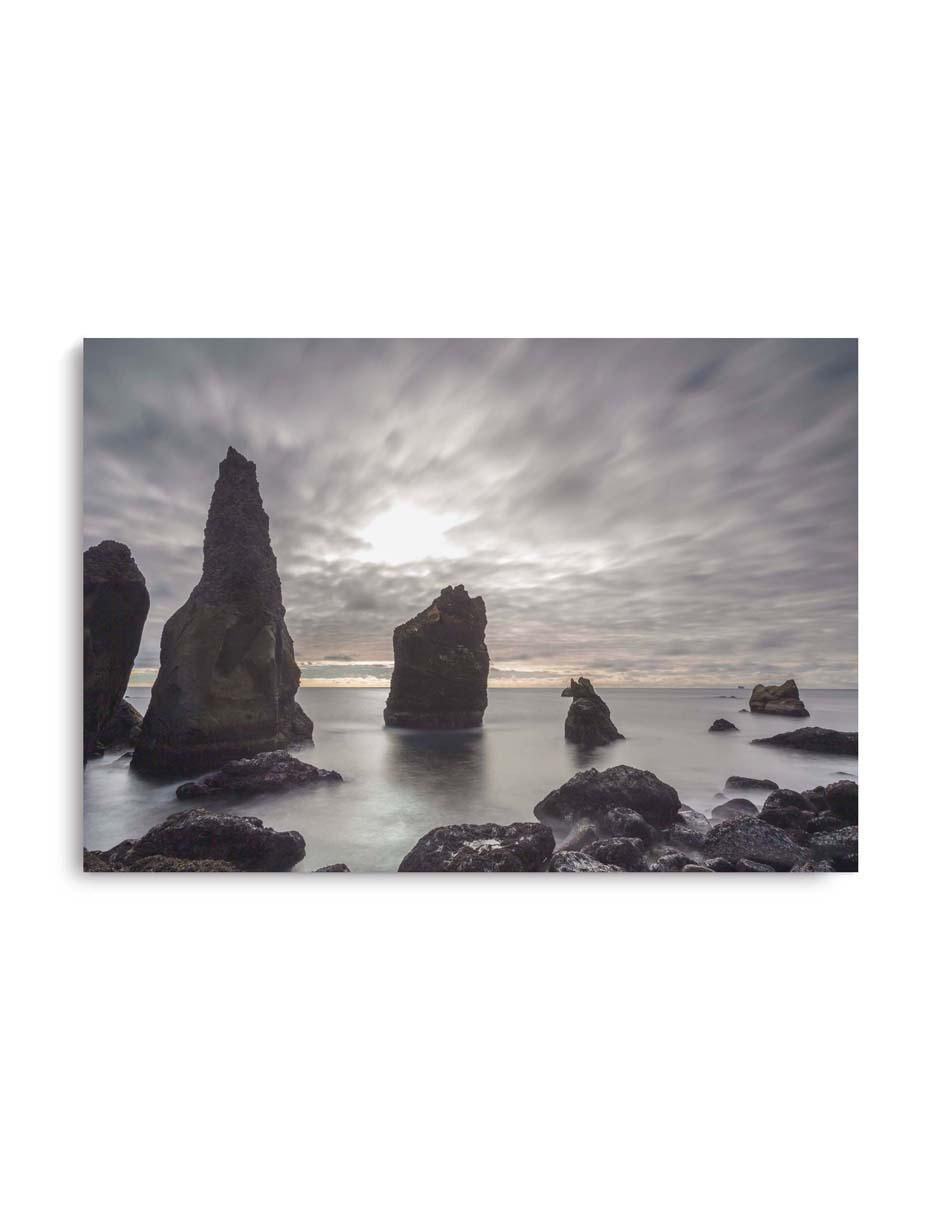 Cuadro decorativo Sudernes Islandia con barniz a registro