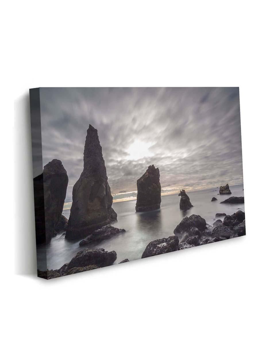 Cuadro decorativo Sudernes Islandia con barniz a registro 2