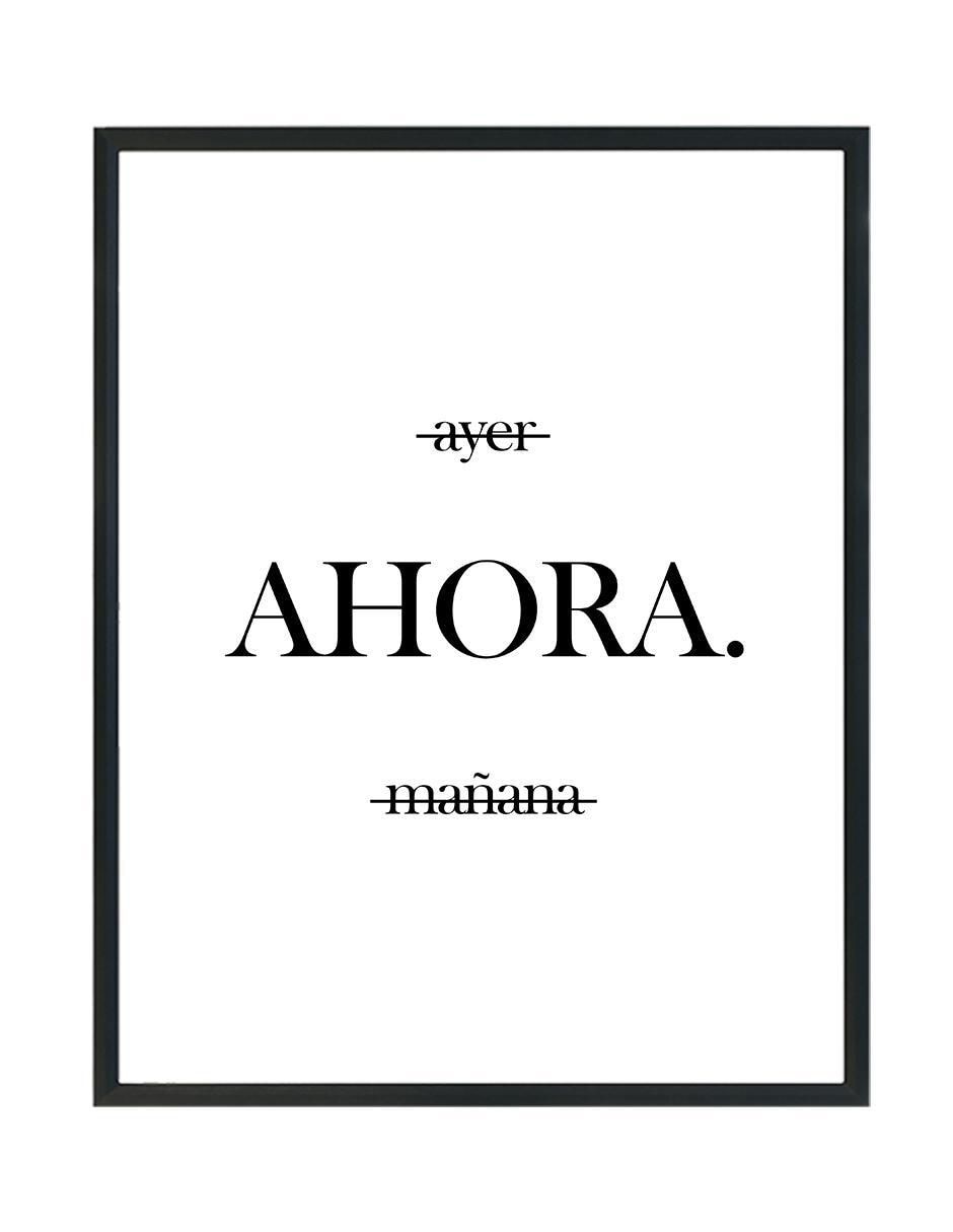 Cuadro decorativo ayer ahora mañana