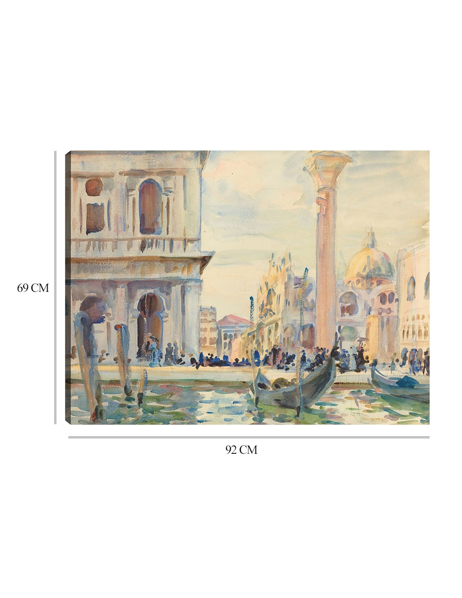 Cuadro decorativo La Piazzetta (c. 1911) técnica mixta Arquitectura 2