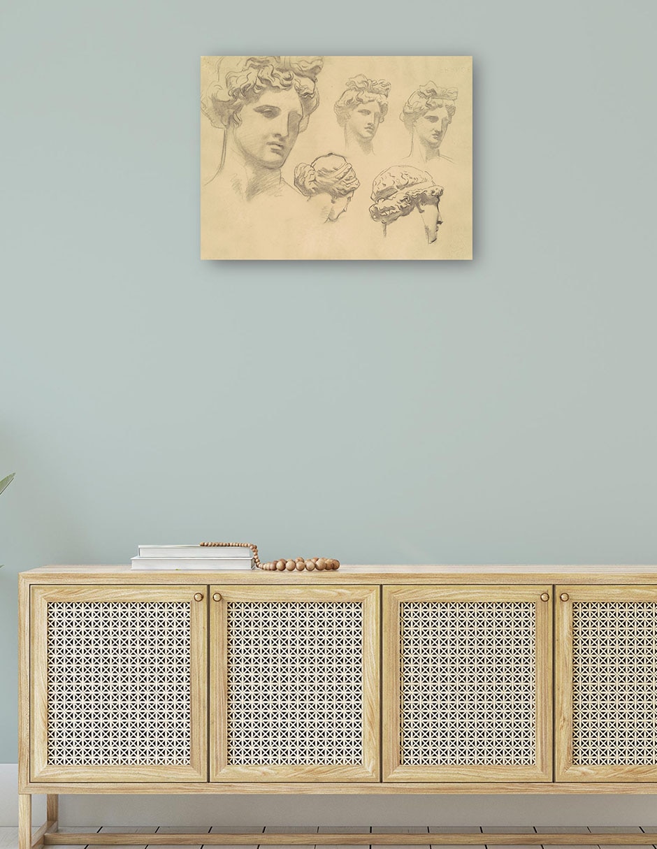 Cuadro decorativo Estudios para 39 Apolo y las musas (hacia 1921) técnica mixta Bocetos 4