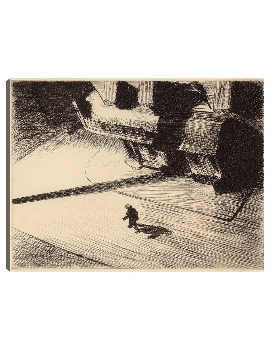 Cuadro decorativo Sombras nocturnas (1921) técnica mixta Inspiración