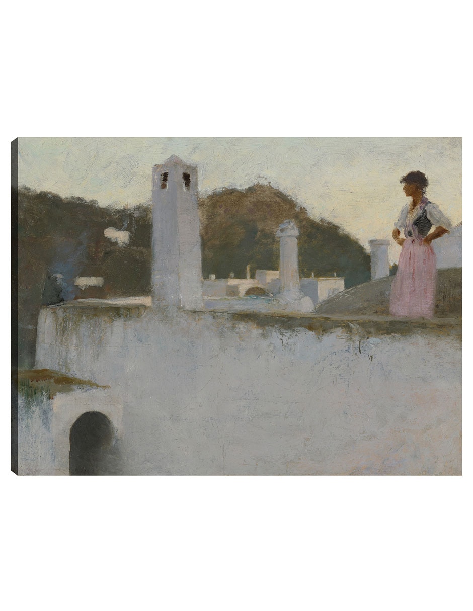 Cuadro decorativo Vista de Capri (hacia 1878) técnica mixta Gente Cuadro decorativo Vista de Capri (hacia 1878) técnica mixta Gente