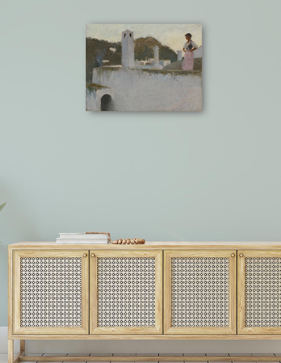 Cuadro decorativo Vista de Capri (hacia 1878) técnica mixta Gente 4