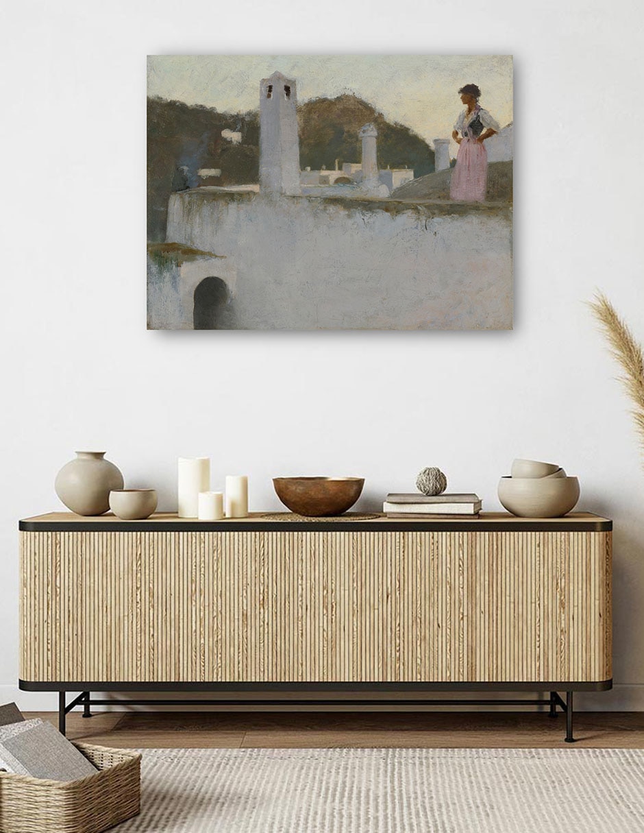 Cuadro decorativo Vista de Capri (hacia 1878) técnica mixta Gente 5