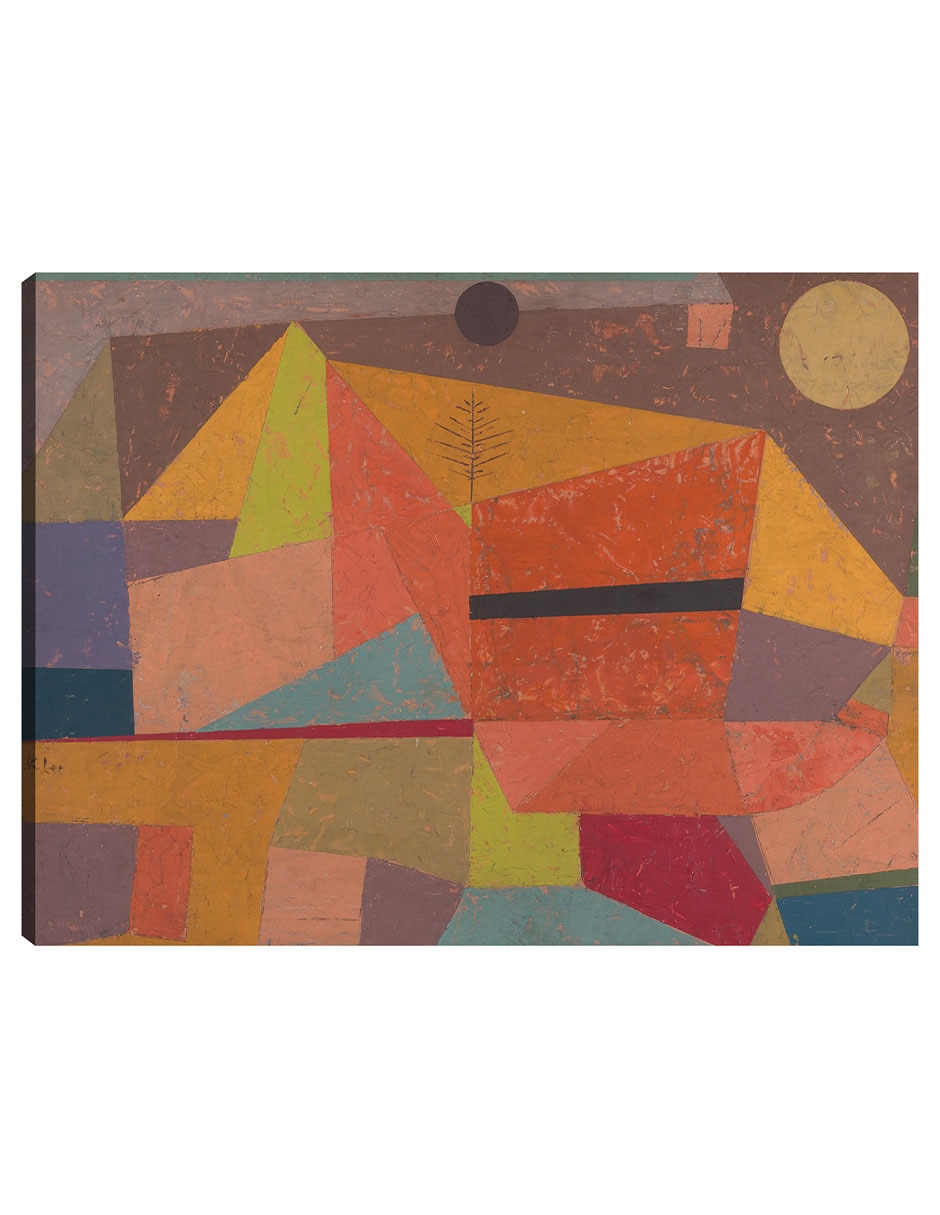 Cuadro decorativo Alegre paisaje de montaña (1929) técnica mixta Colores