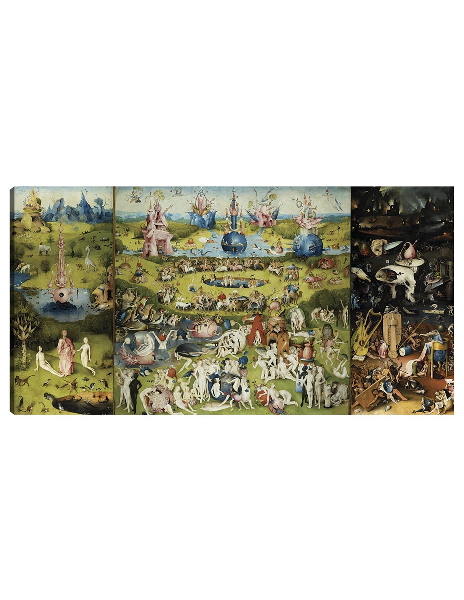 Cuadro decorativo El jardín de las delicias 1504 II técnica mixta Cuadro decorativo El jardín de las delicias 1504 II técnica mixta