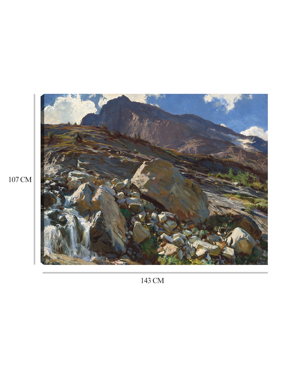 Cuadro decorativo Paso del Simplón (1911) técnica mixta Campos 2