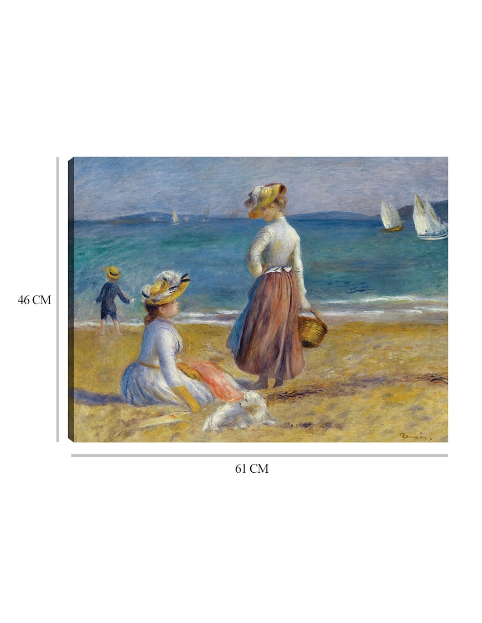 Cuadro decorativo técnica mixta Playas 8