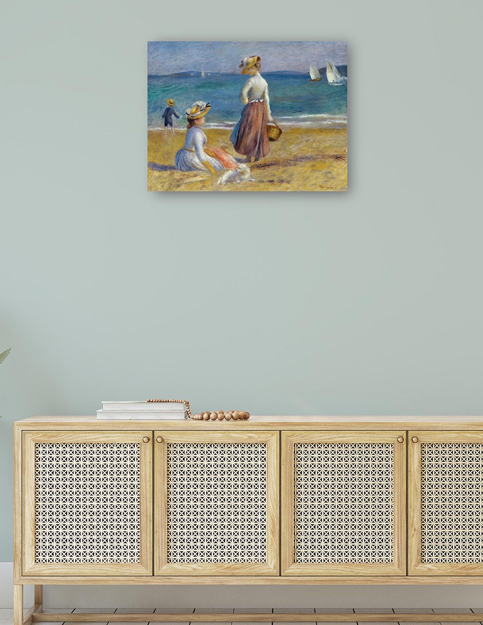 Cuadro decorativo técnica mixta Playas 4