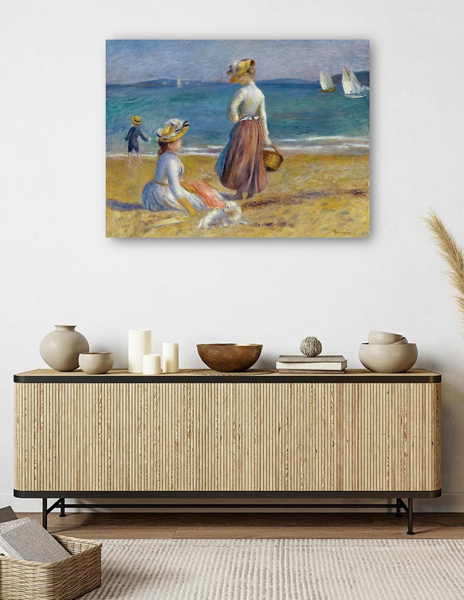 Cuadro decorativo técnica mixta Playas 5