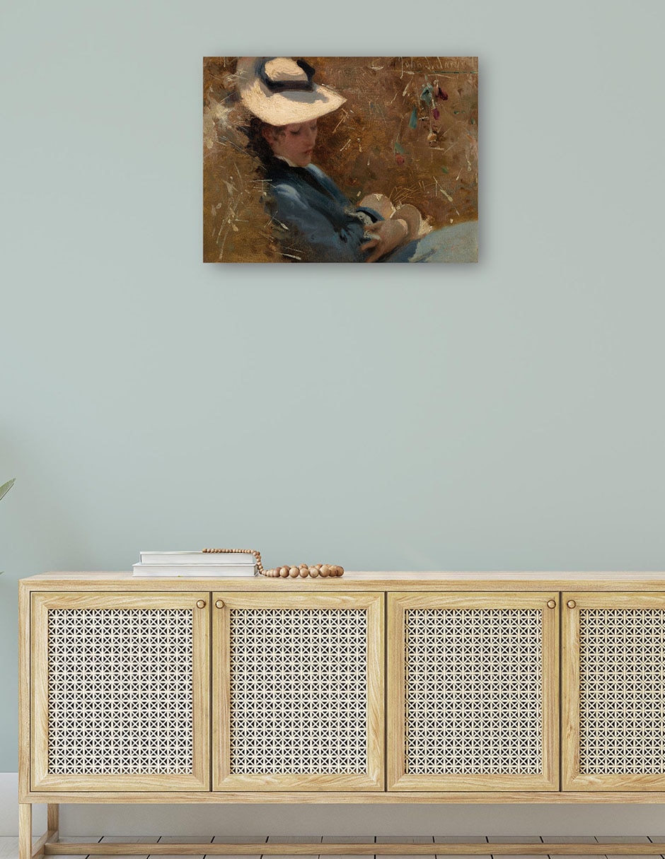 Cuadro decorativo Descanso (c. 1875) técnica mixta Retratos 4