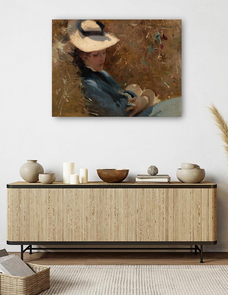 Cuadro decorativo Descanso (c. 1875) técnica mixta Retratos 5