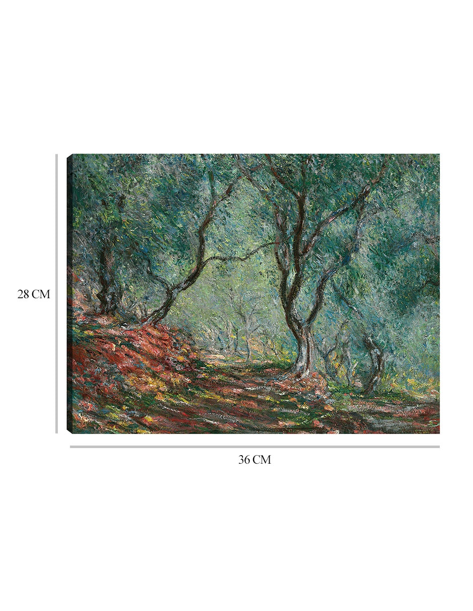 Cuadro decorativo Bosque de oliviers en el jardín Moreno (1884) técnica mixta Campos 3